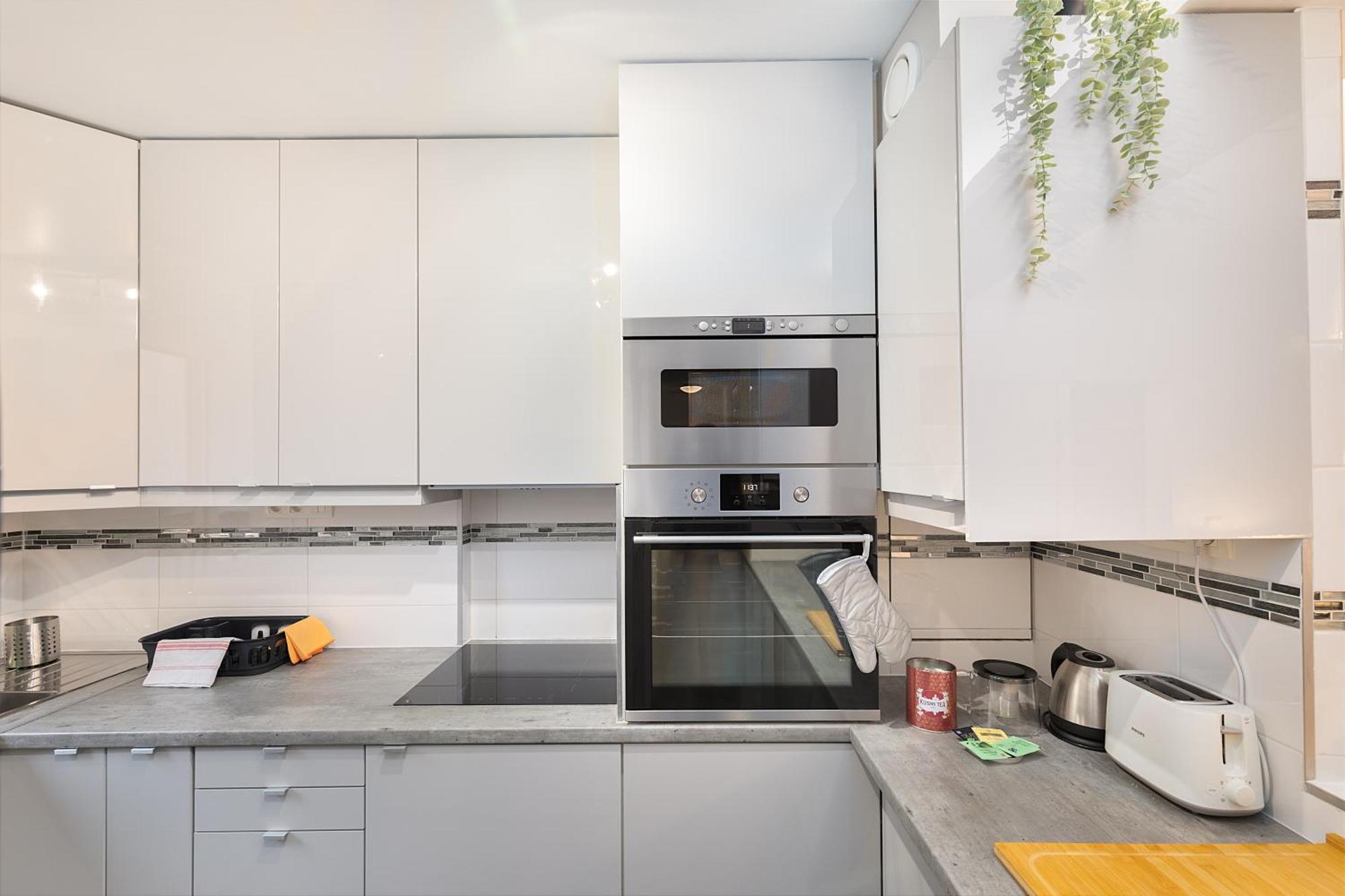 Cosy'N Paris - Parking Secure - Metro 14 - Wifi - Terrace - Premium Bedding Appartement Gentilly Buitenkant foto